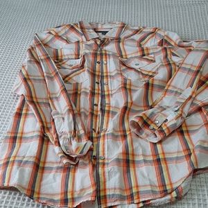 Long sleeve button down.